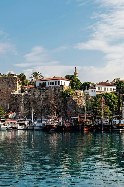 Old Town of Antalya & Waterfall